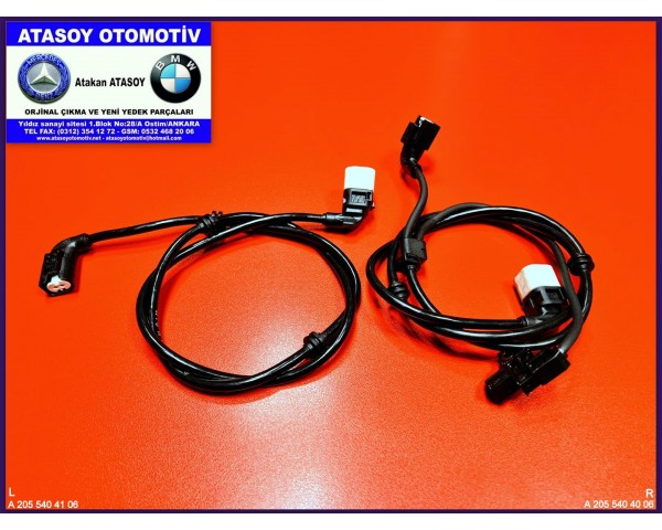 MERCEDES W205 EL FREN MOTORU TESİSATI SAĞ A2055404006 2055404006 SOL A2055404106 2055404106 MERCEDES GLC EL FREN MOTORU TESİSATI SAĞ A2534400806 2534400806 SOL A2534400706 2534400706